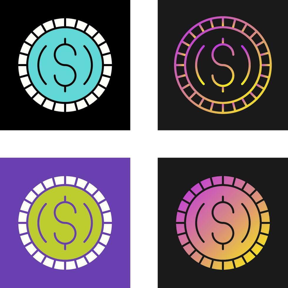 Coin Vector Icon