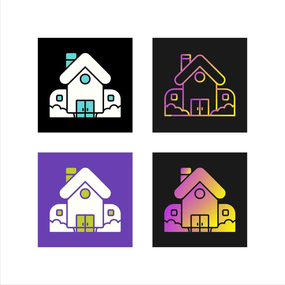 Retirement Home Vector Icon