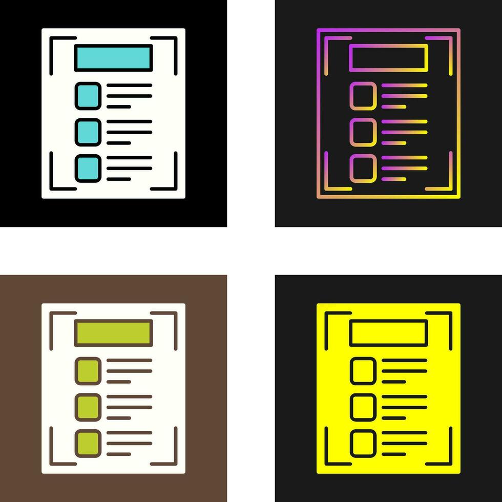 Menu Vector Icon