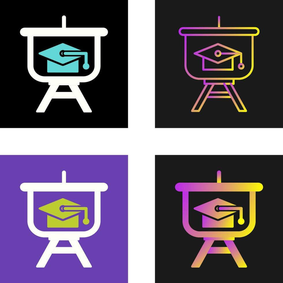 Graduation Presentation Vector Icon