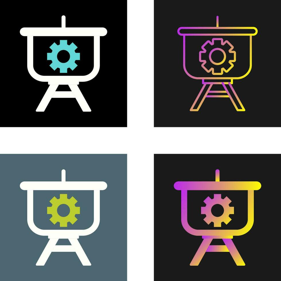 Setting Presentation Vector Icon