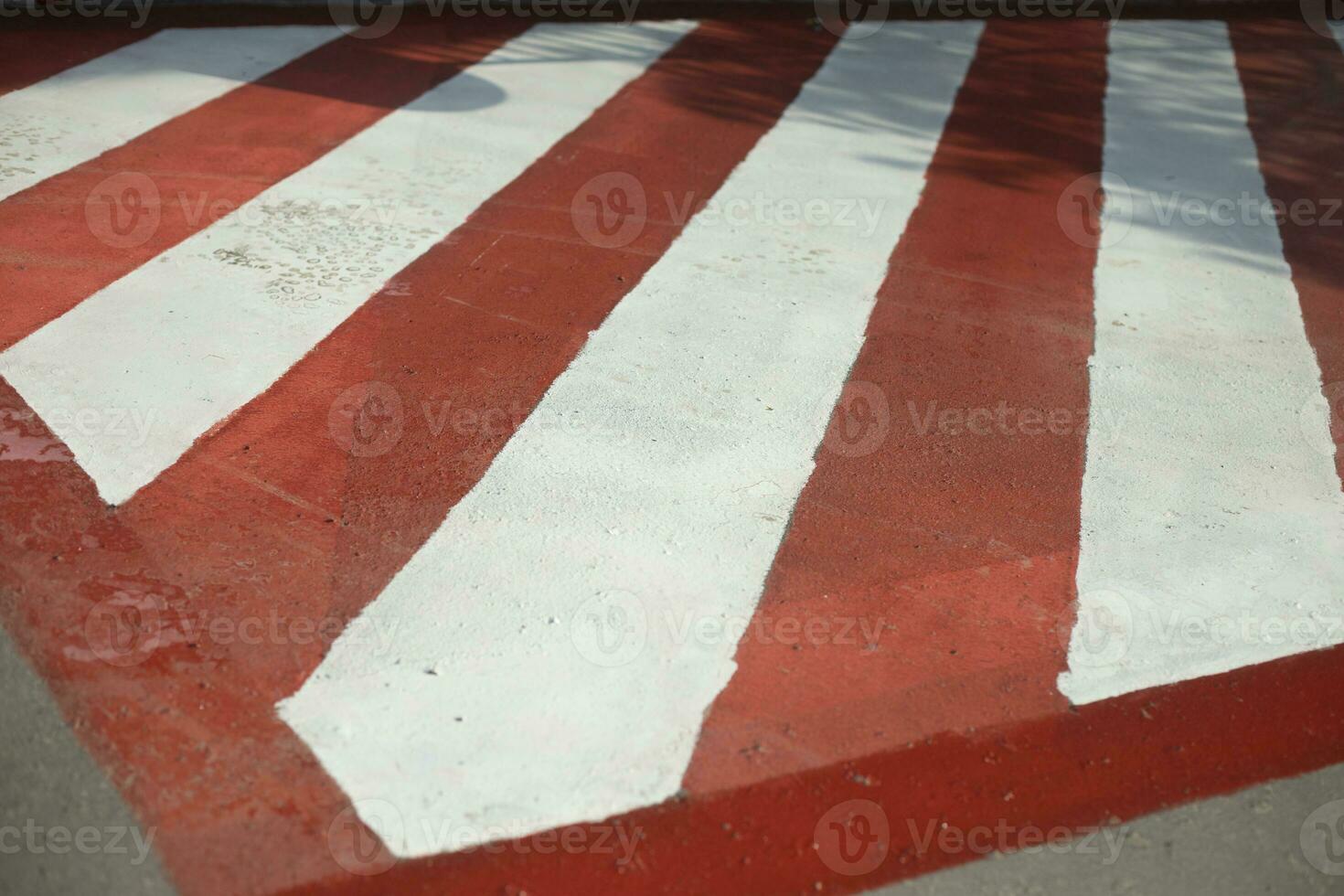Platform for fire equipment. Parking for firefighters. Asphalt is painted in strips. photo