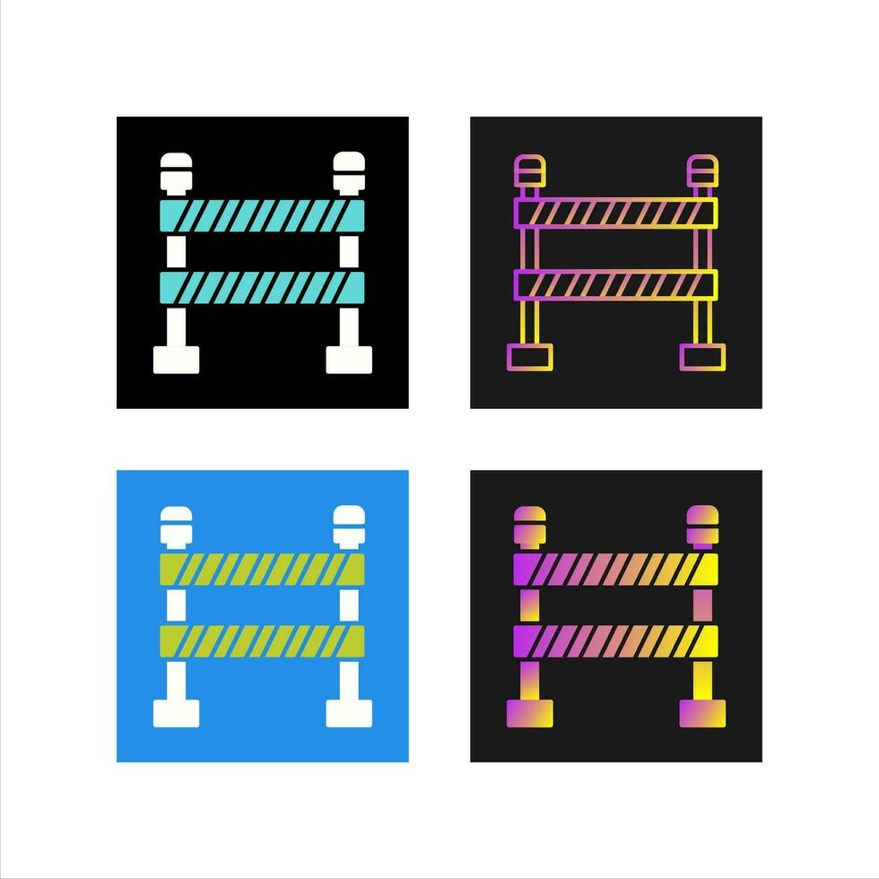 Police Line Vector Icon