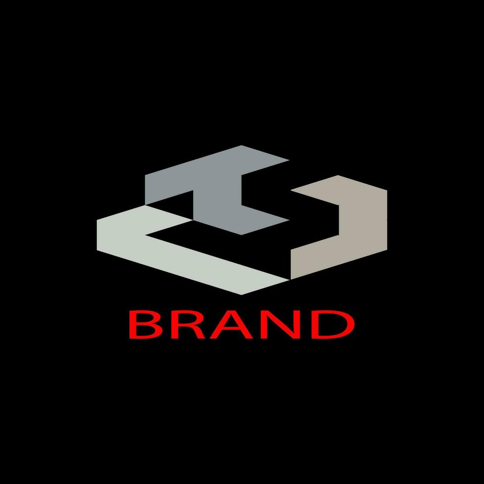 Modern logos are suitable for use as company symbols or so on vector