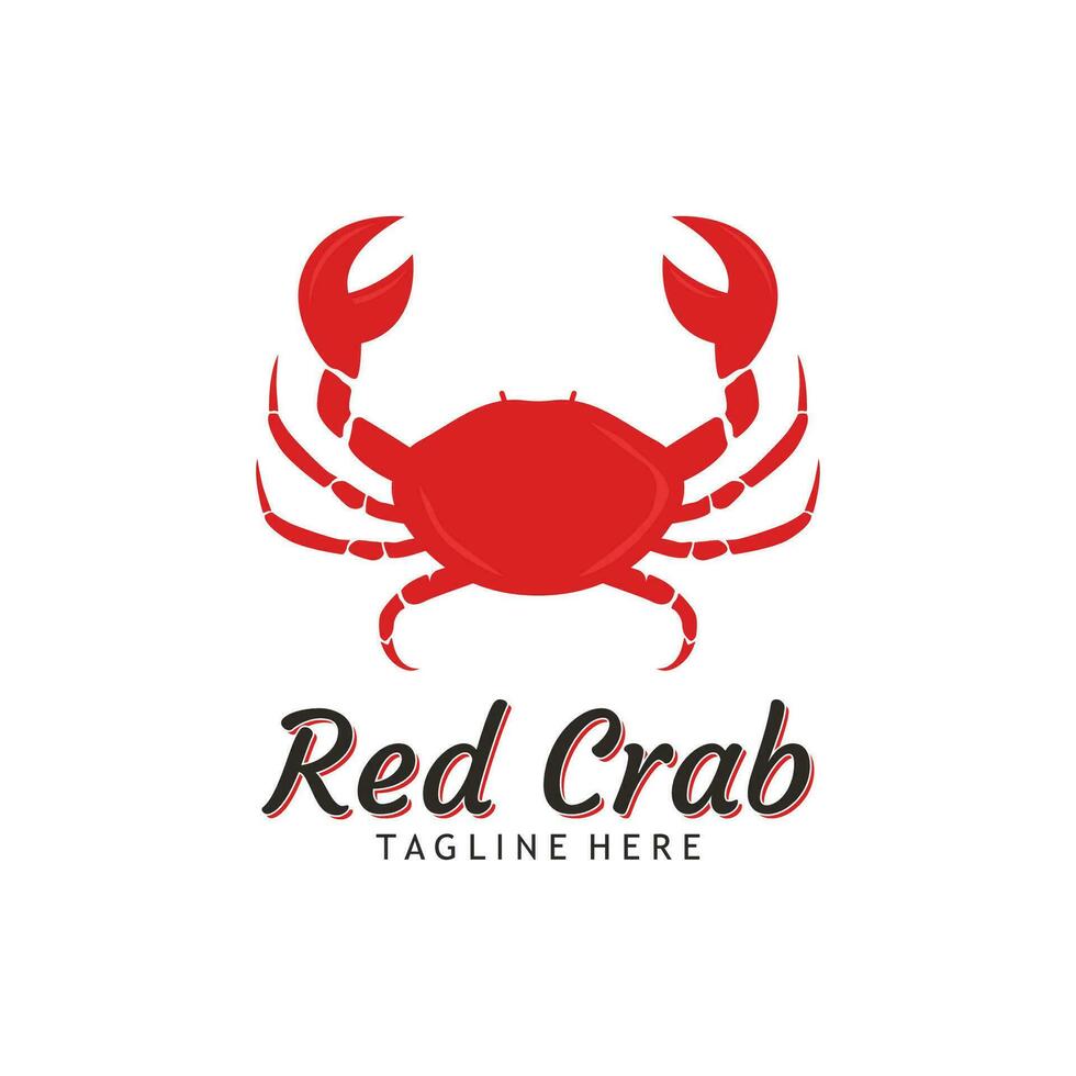 Crab Vector Illustration Design