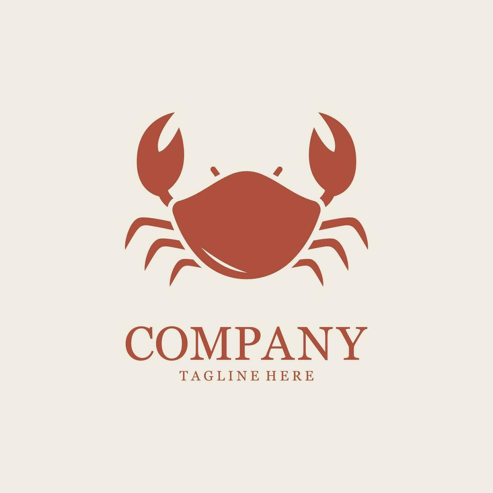 Crab Vector Illustration Design
