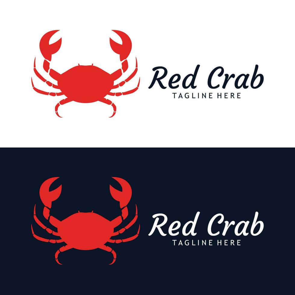 Crab Vector Illustration Design