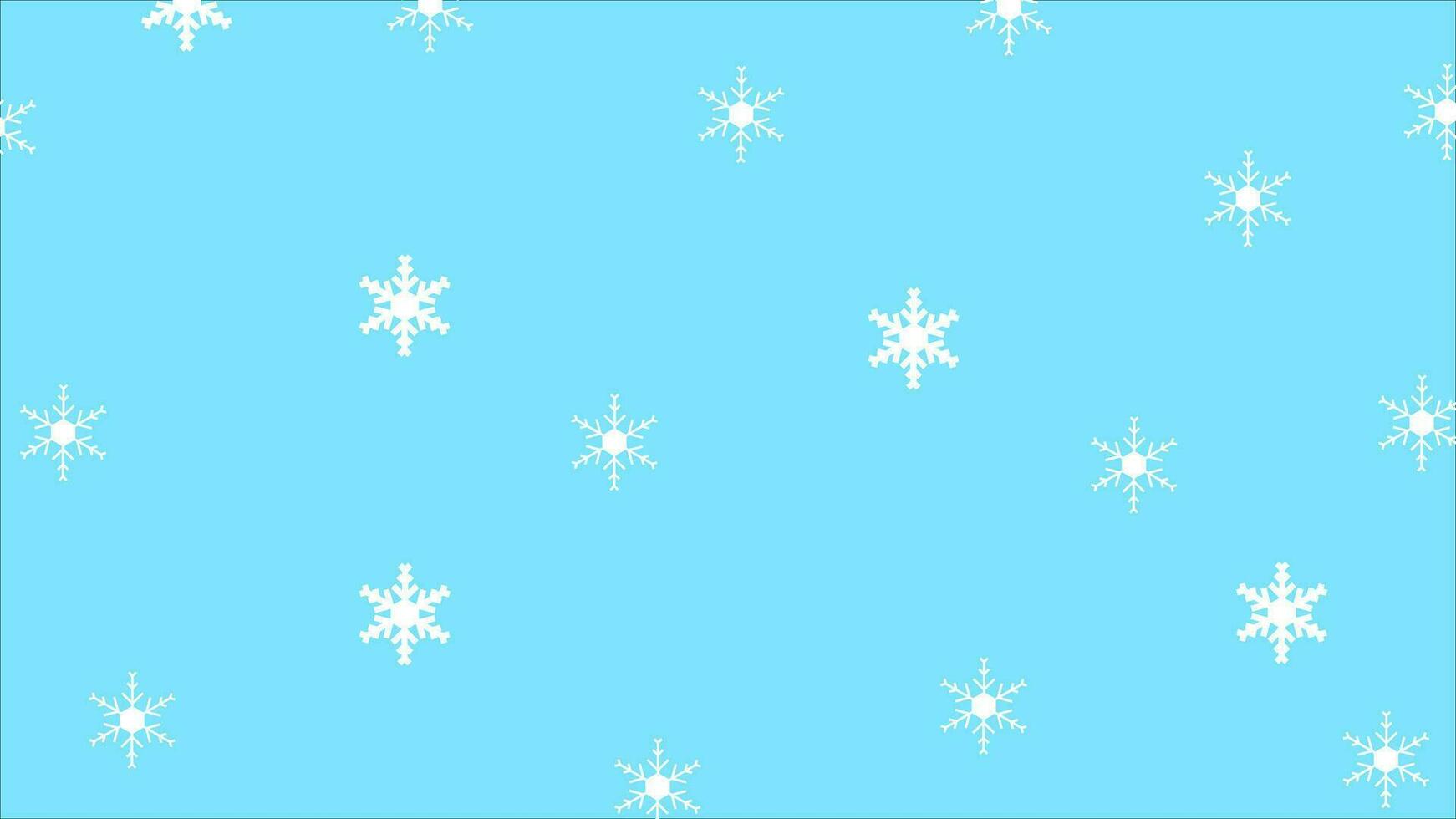 abstract blue background snow falling pattern vector