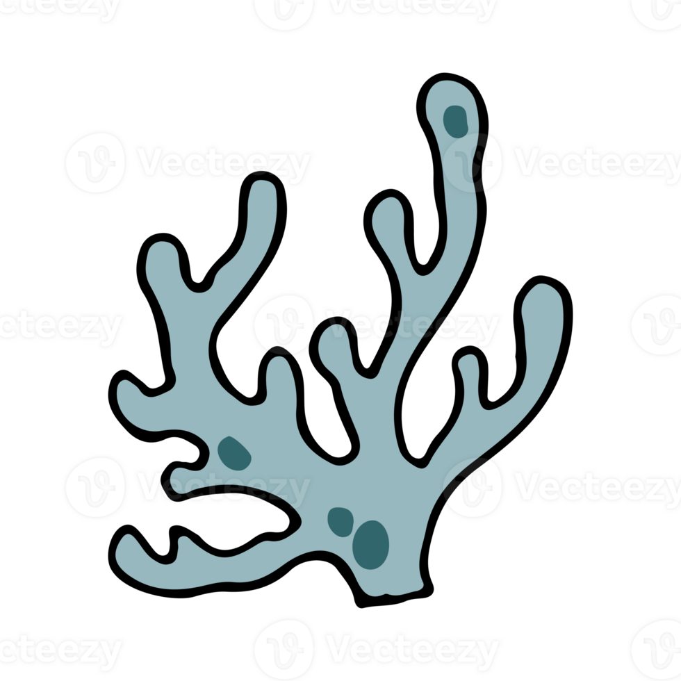 coral reef cartoon element png