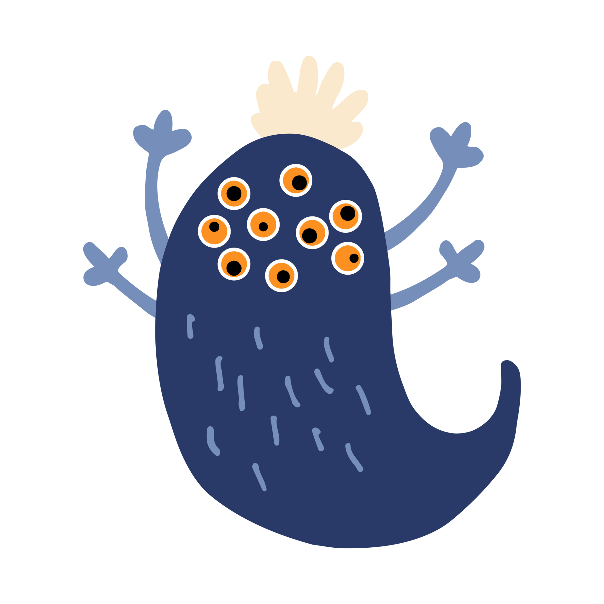 creepy monster cartoon 26684957 PNG