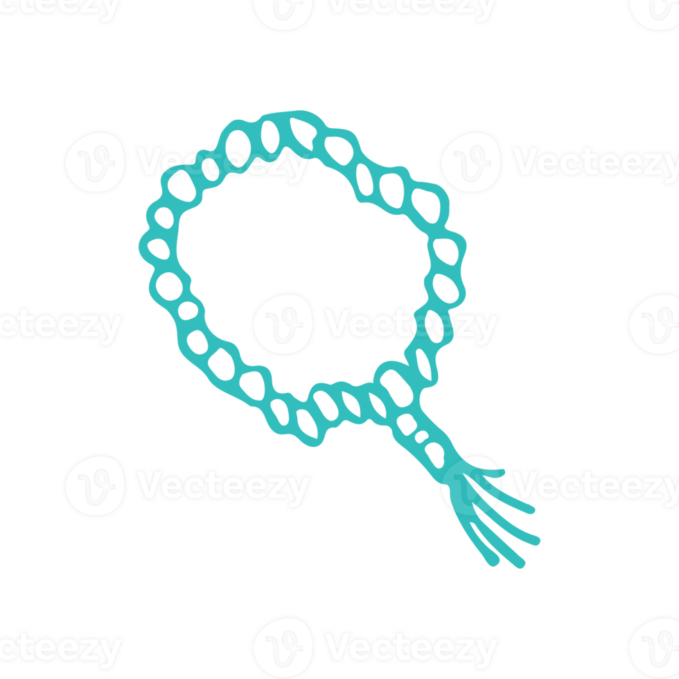 rosary hand drawn element png