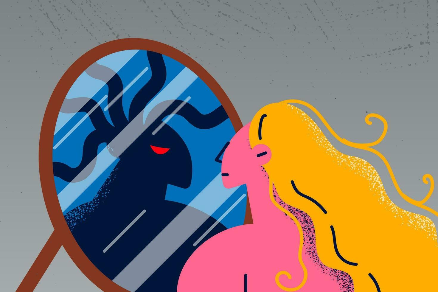 A Woman at the Mirror: Discover the True Reflection Within