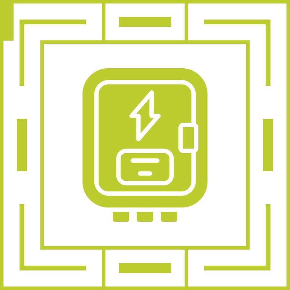 icono de vector de panel eléctrico