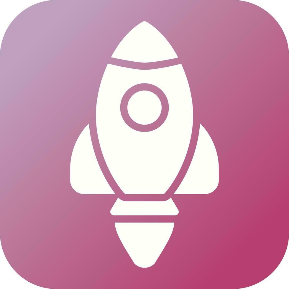 Rocket Lunch Vector Icon
