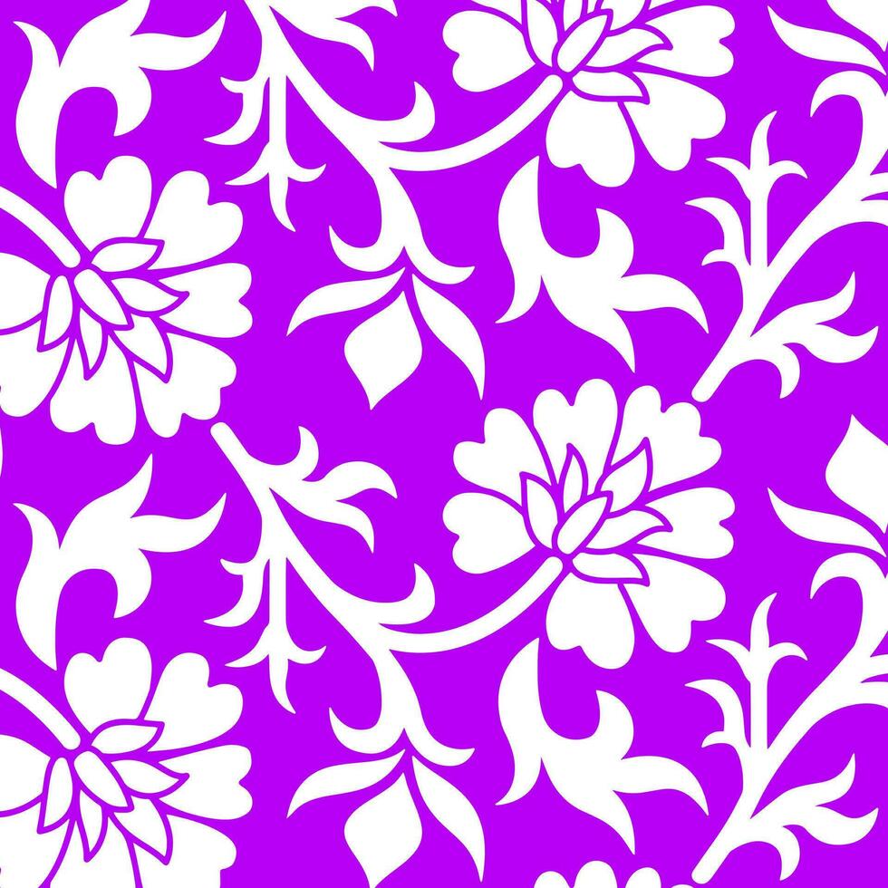 floral abstract pattern suitable for textile and printing needs vector