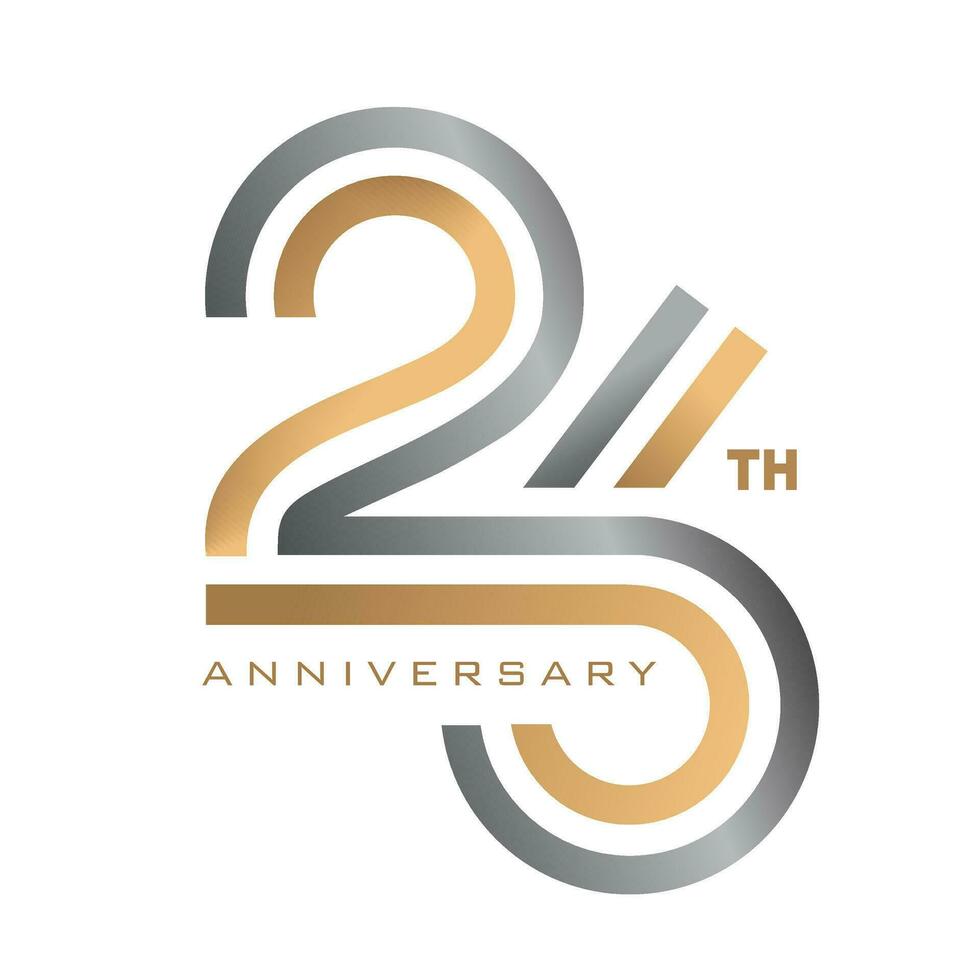 26 years anniversary logo vector template