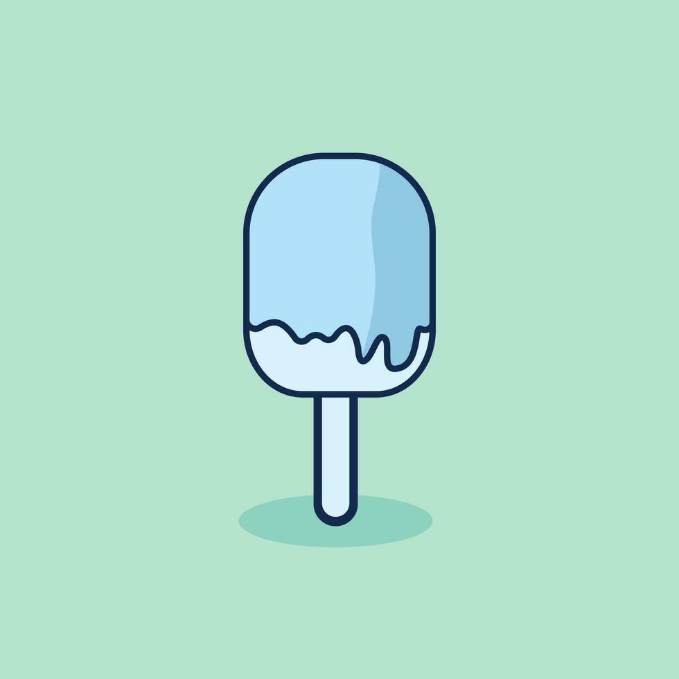Delicious ice cream illustration vector