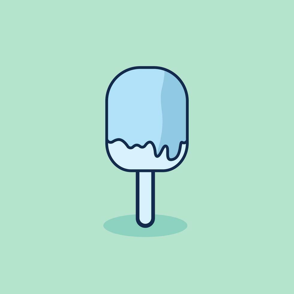 delicioso hielo crema ilustración vector