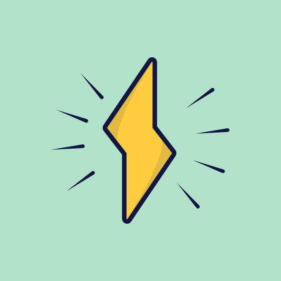 Flash arrow illustration vector