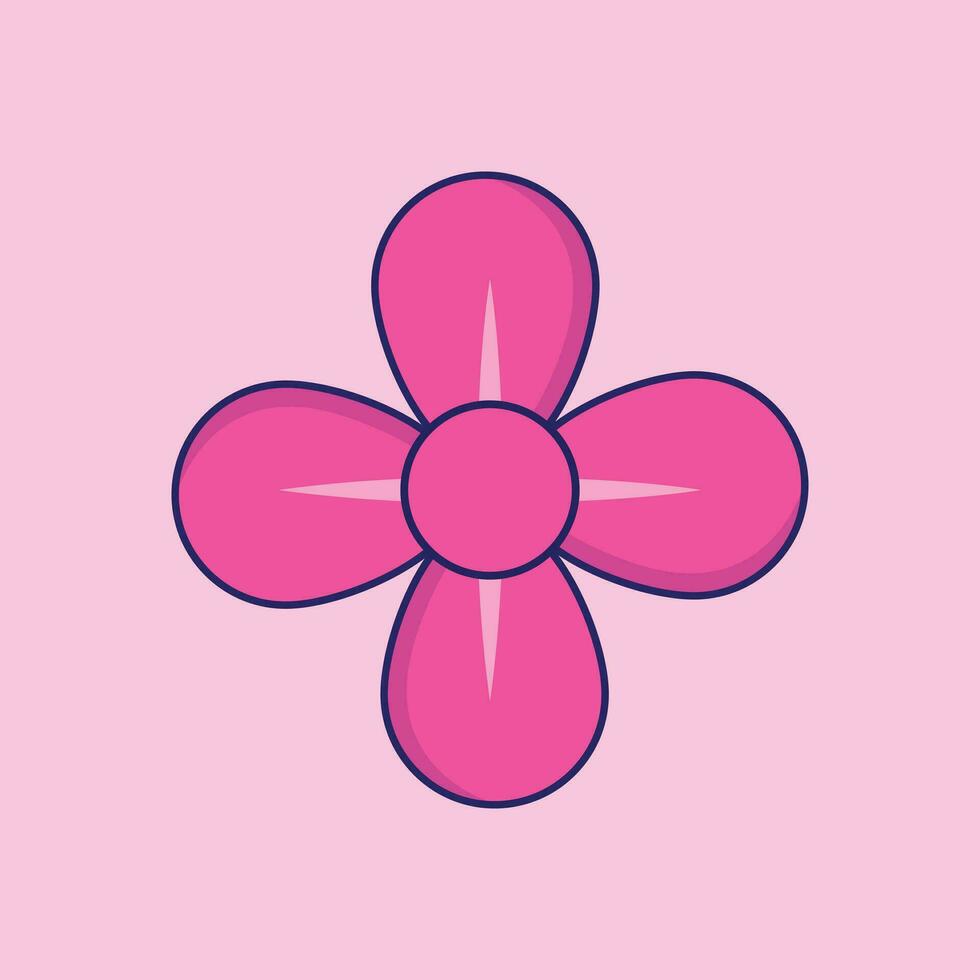 Spring flower icon vector