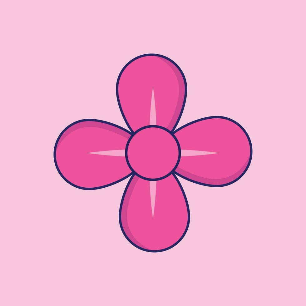 Spring flower icon vector