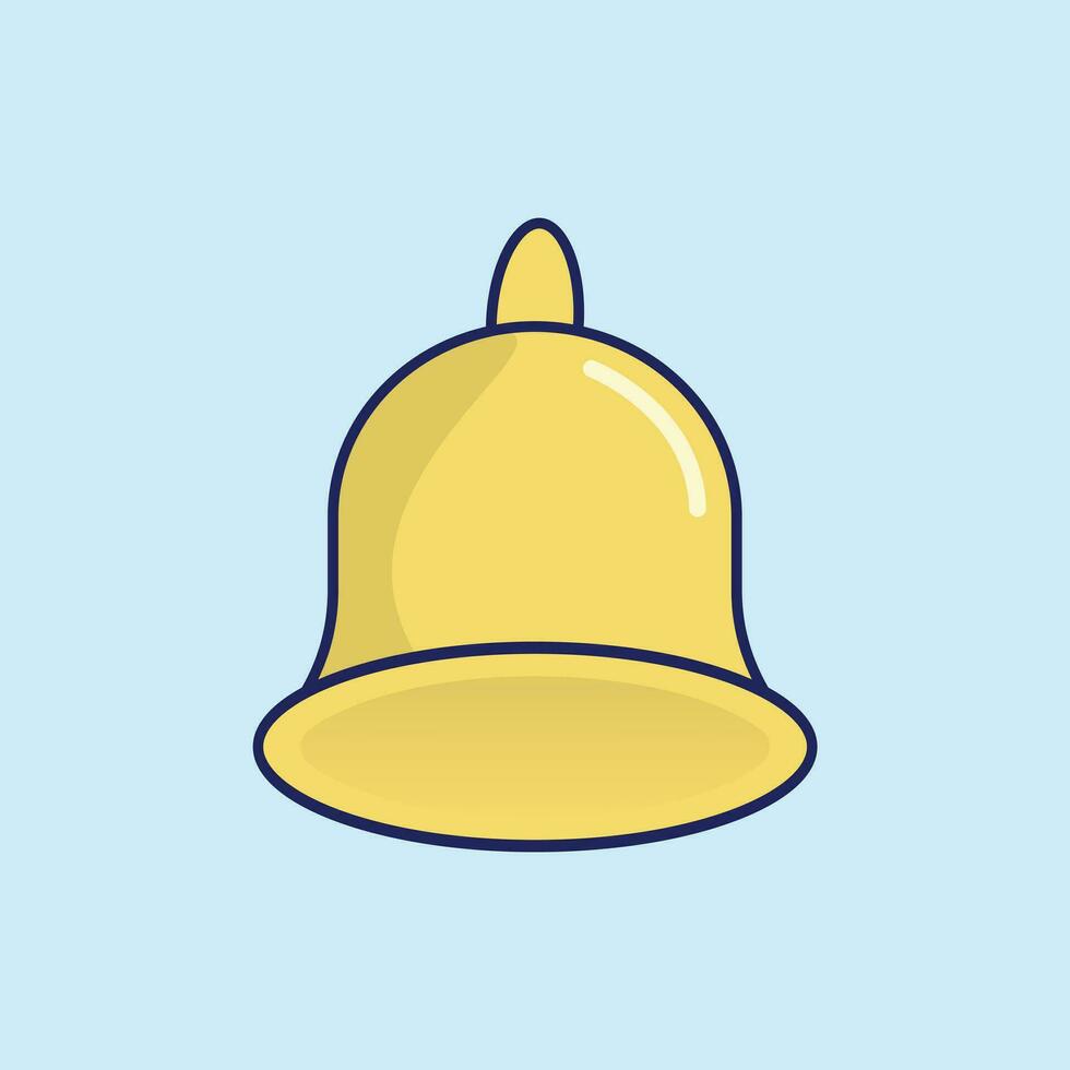 Bell icon 3d effects vector