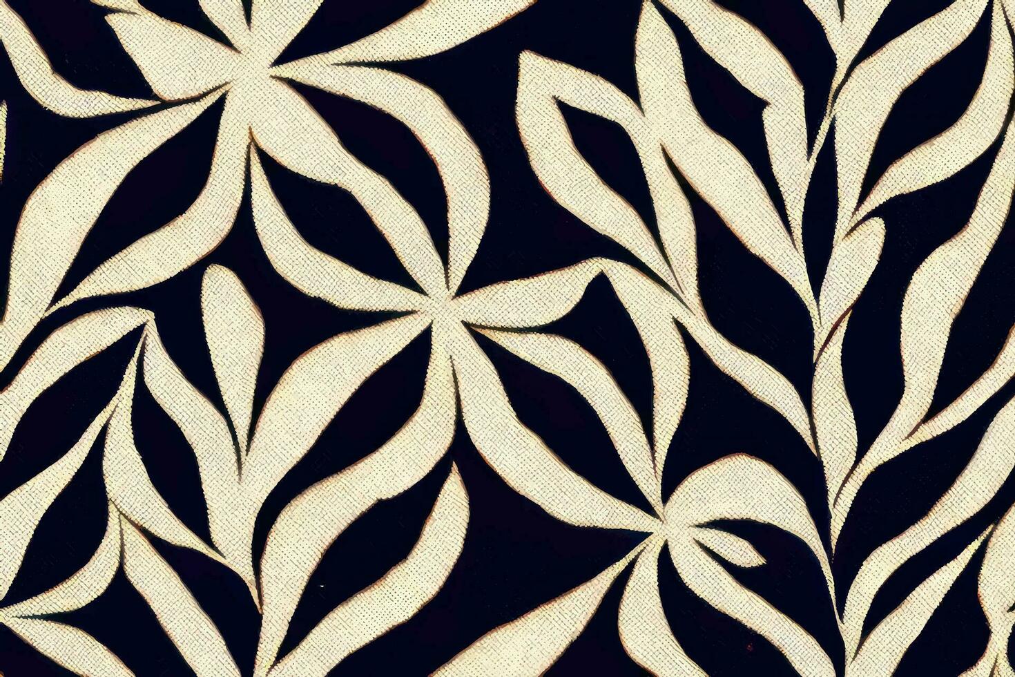 Tie dye shibori tye die abstract paint batik brush ink spiral swirl fabric retro botanical circle seamless design geometric repeat drawing tile vector green brown dark blue colors , black leaves