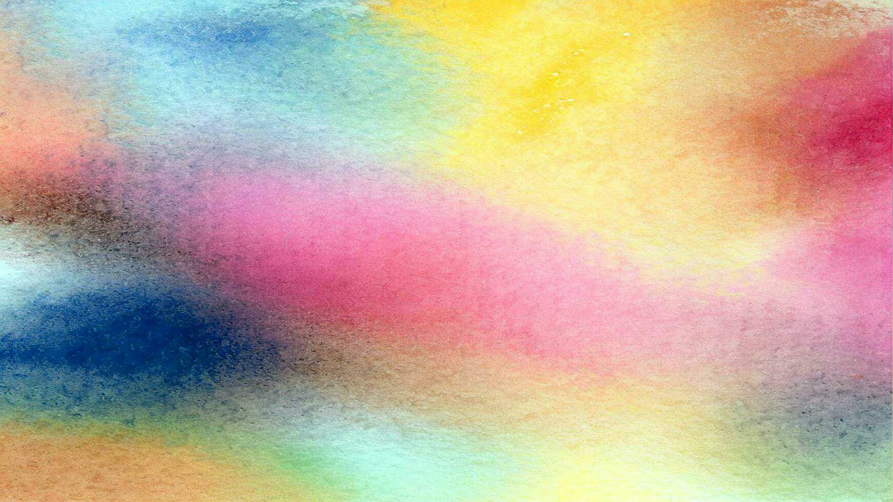 Watercolor pastel background. aquarelle colorful stains on paper ai generated. photo
