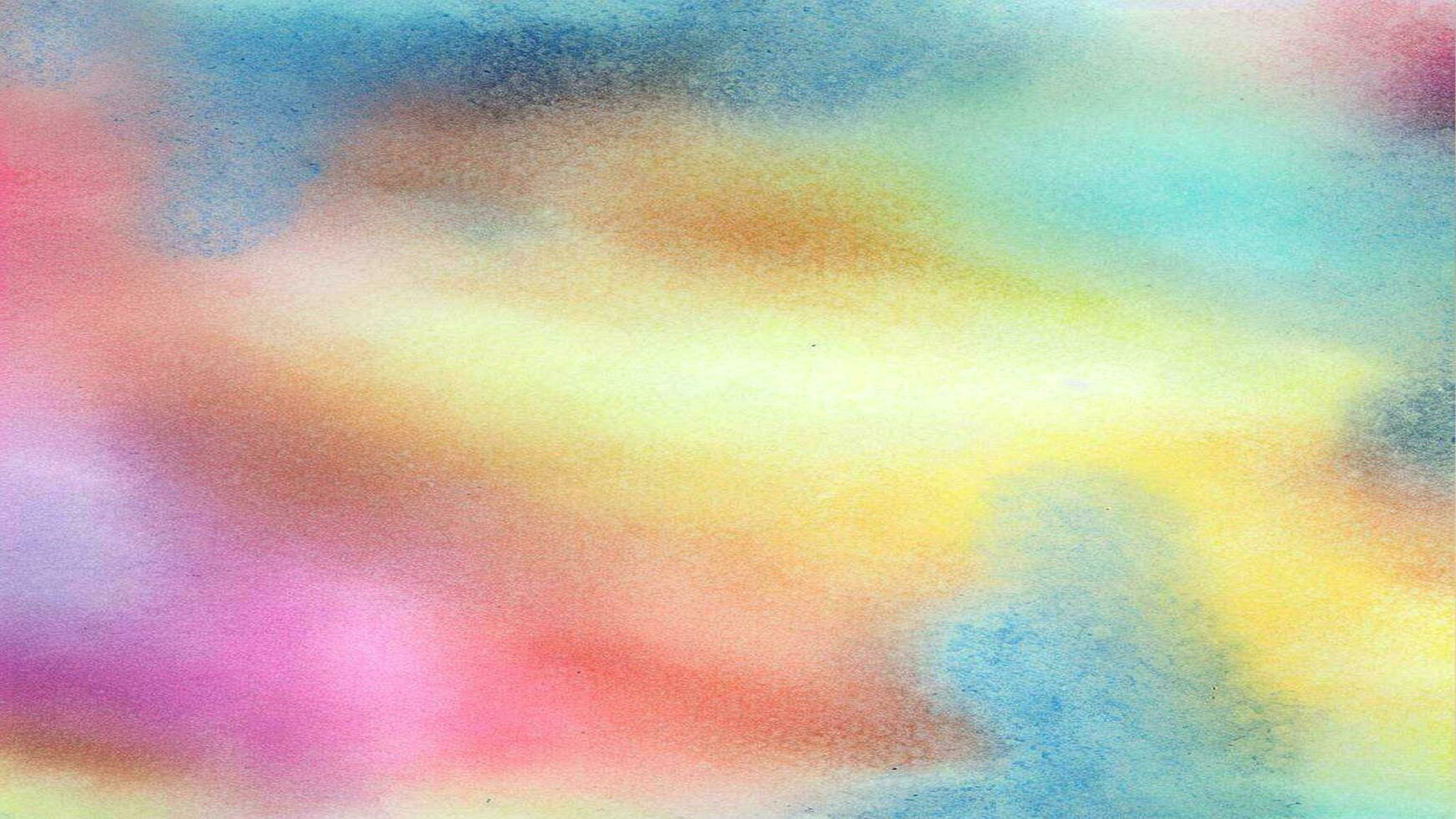 Watercolor pastel background. aquarelle colorful stains on paper ai generated. photo