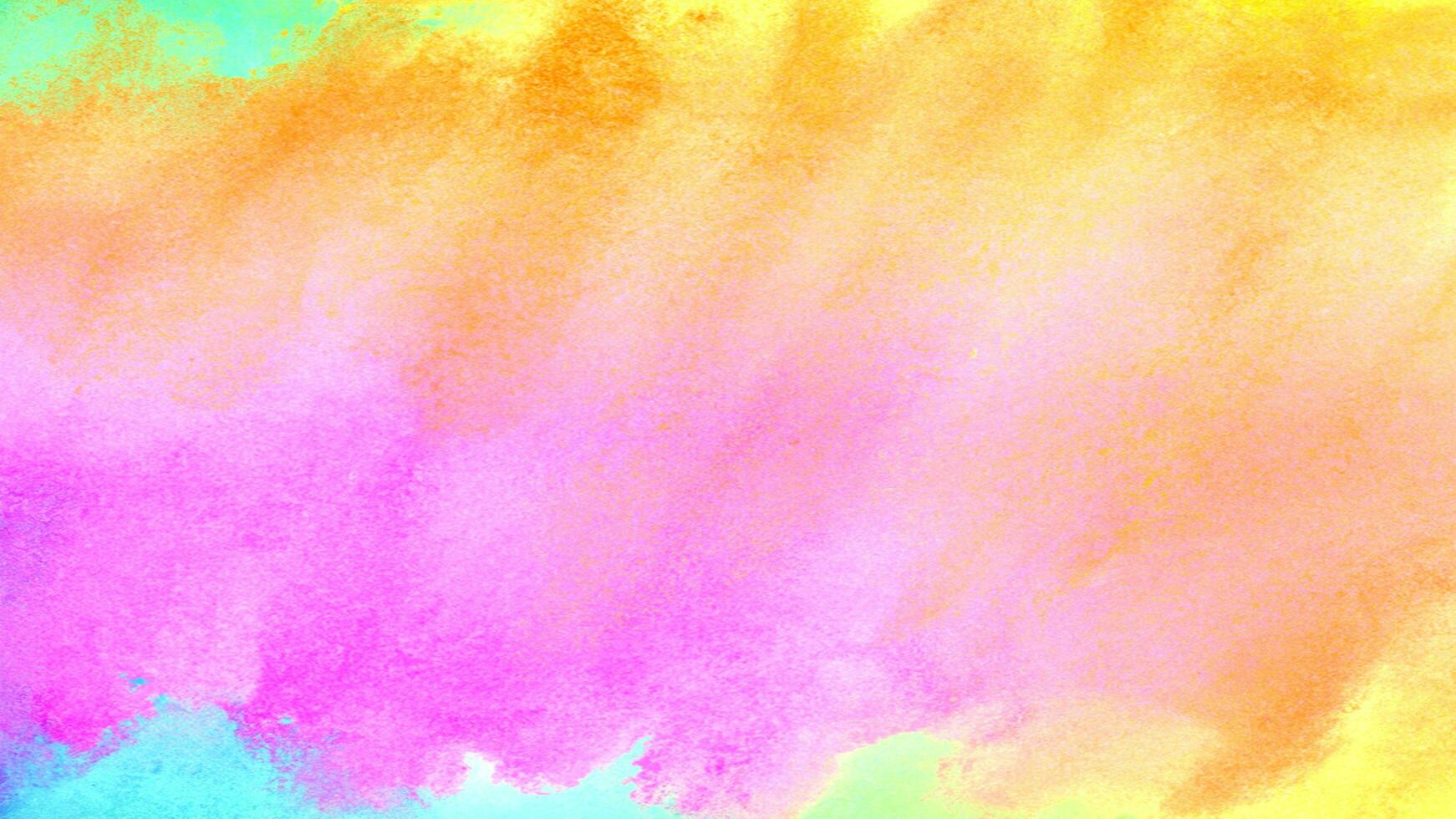 Watercolor pastel background. aquarelle colorful stains on paper ai generated. photo