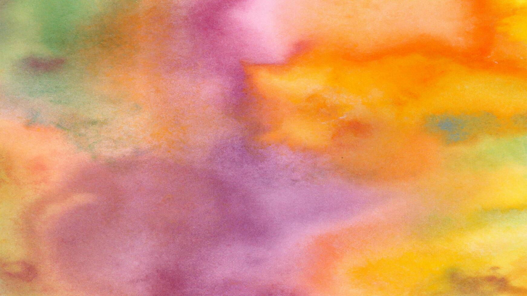 Watercolor pastel background. aquarelle colorful stains on paper . photo