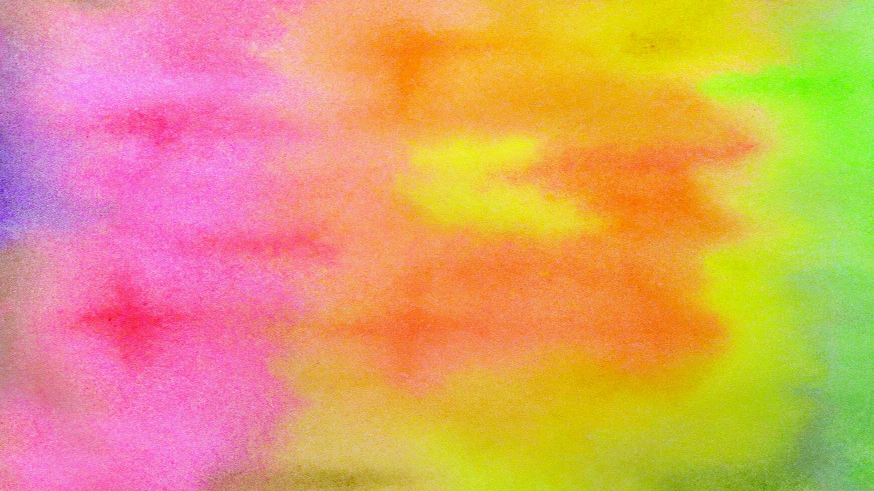 Watercolor pastel background. aquarelle colorful stains on paper ai generated. photo