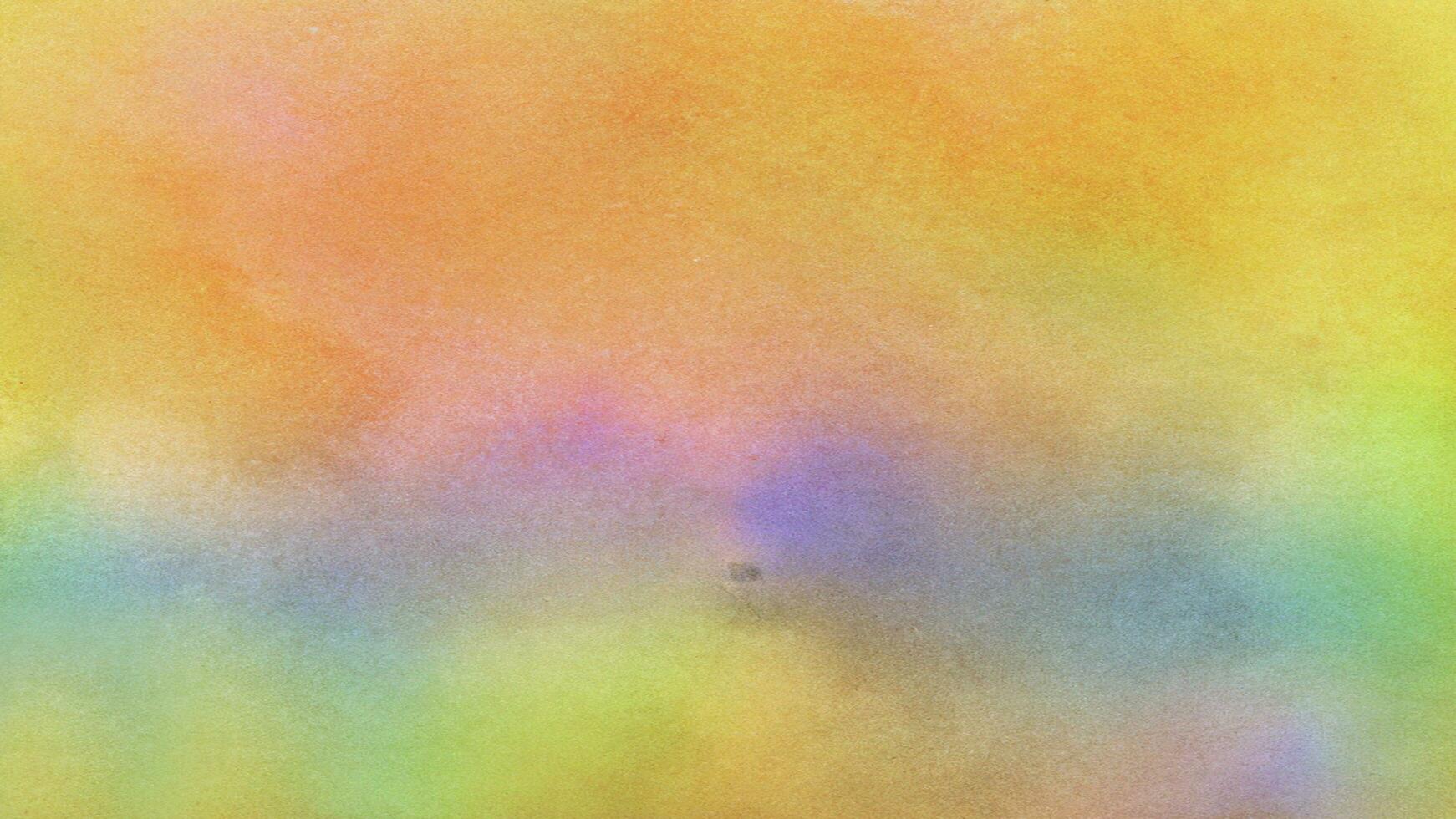 Watercolor pastel background. aquarelle colorful stains on paper ai generated. photo