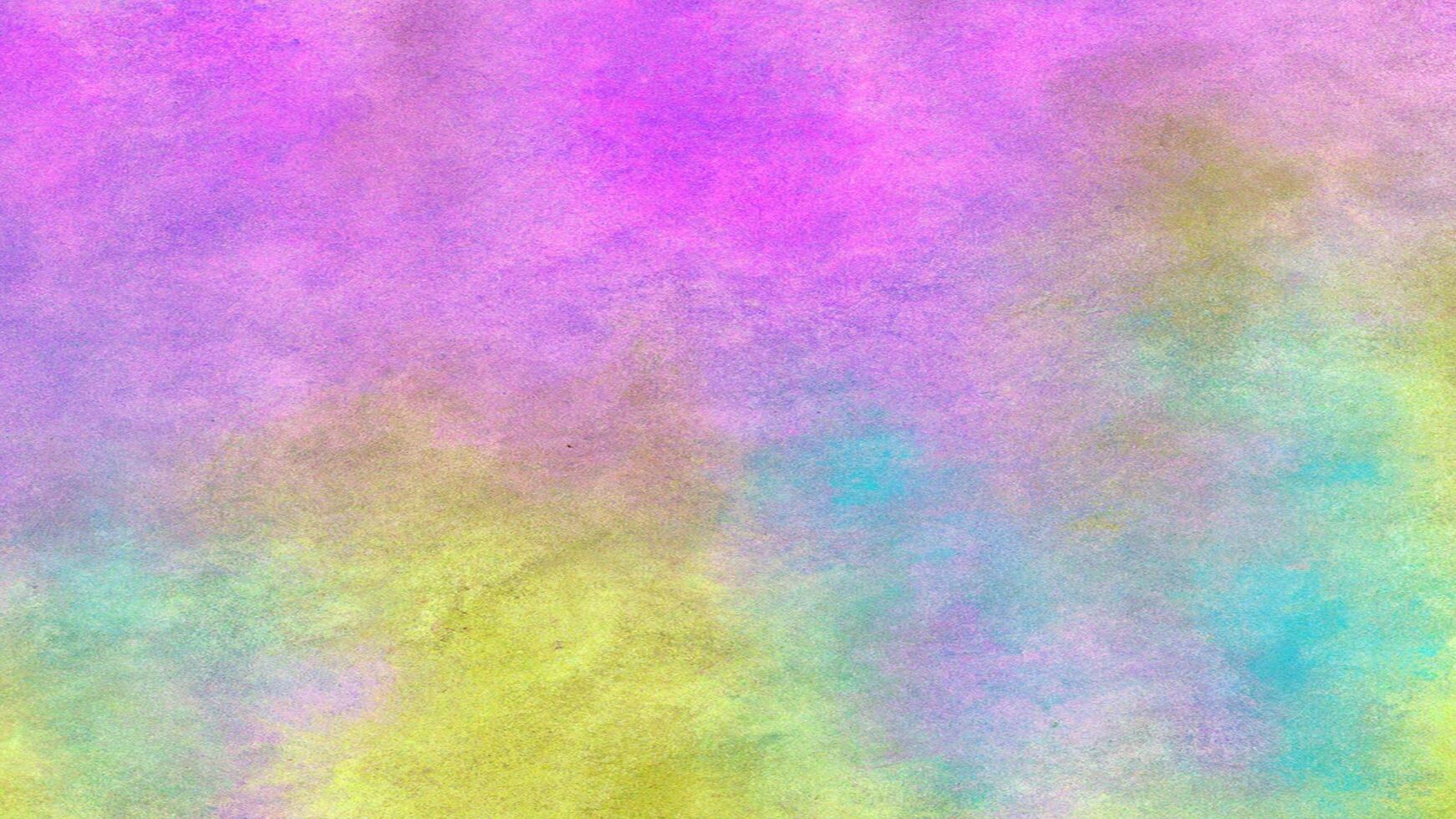 Watercolor pastel background. aquarelle colorful stains on paper ai generated. photo