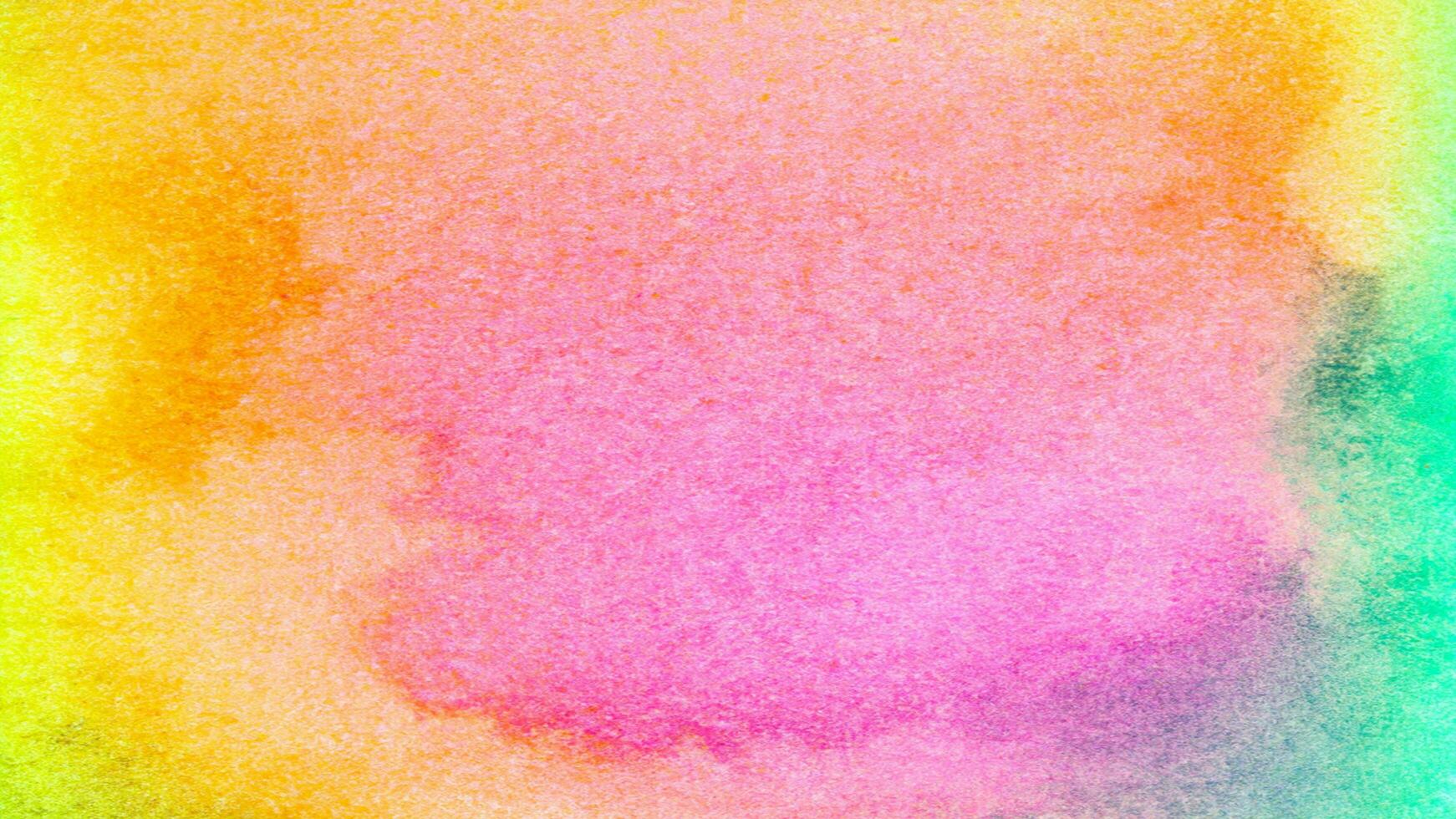 Watercolor pastel background. aquarelle colorful stains on paper ai generated. photo