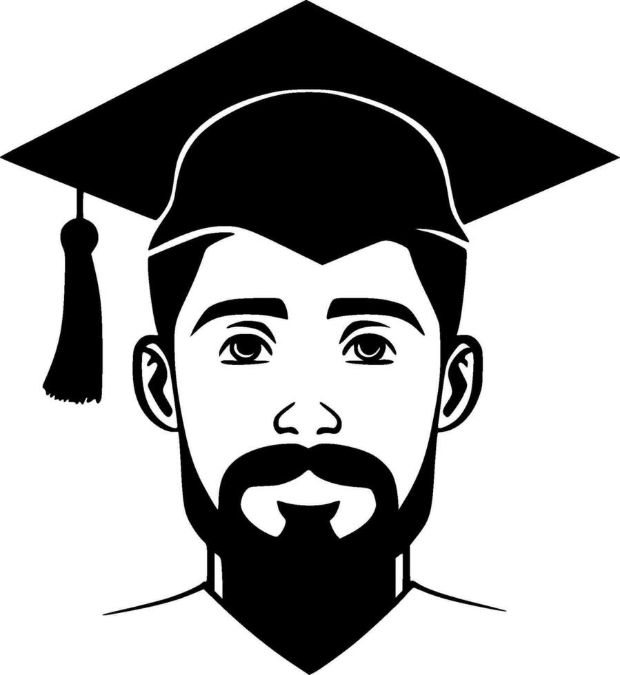 Grad, Minimalist and Simple Silhouette - Vector illustration