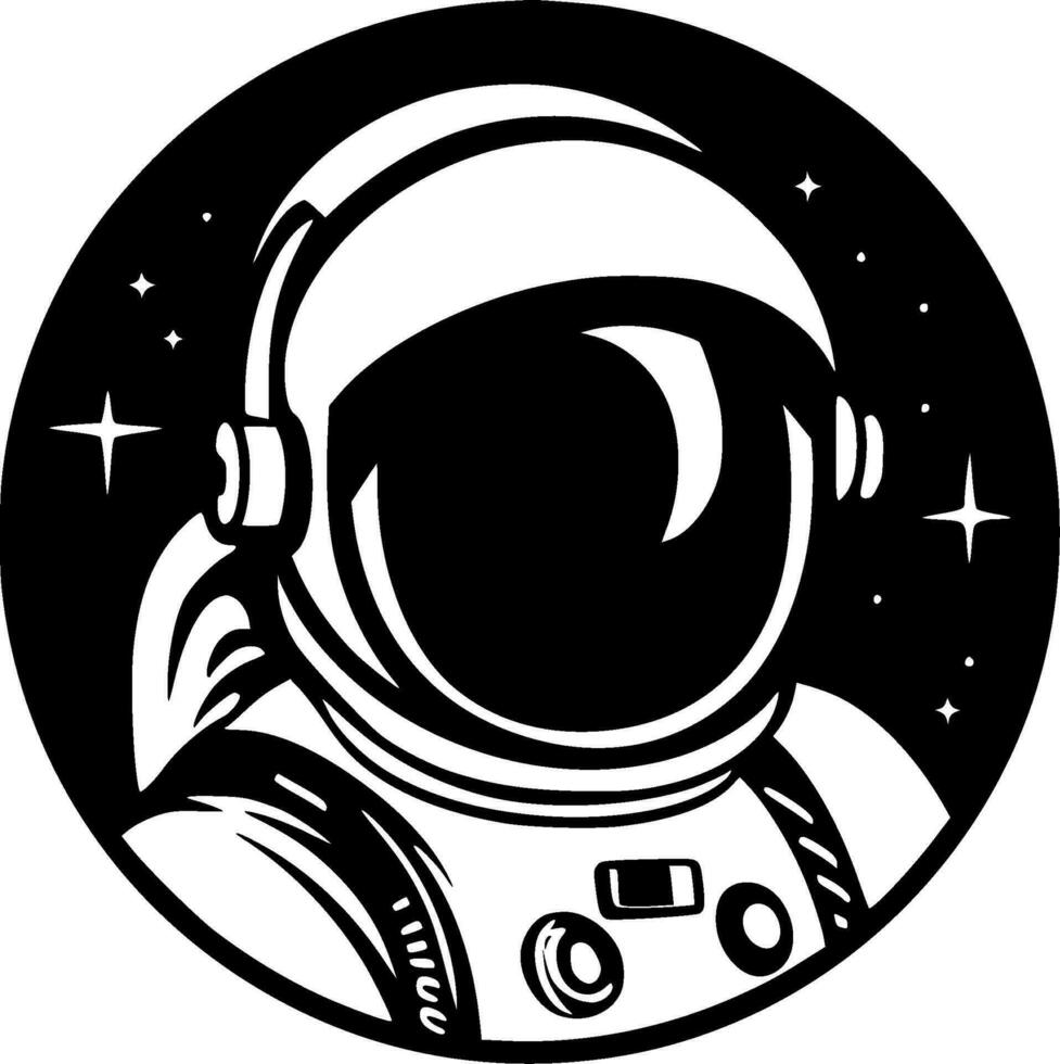 Astronaut - High Quality Vector Logo - Vector illustration ideal for T-shirt graphic