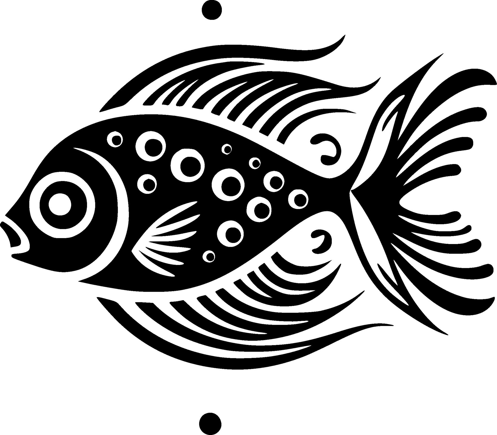 Fish - High Quality Vector Logo - Vector illustration ideal for T-shirt