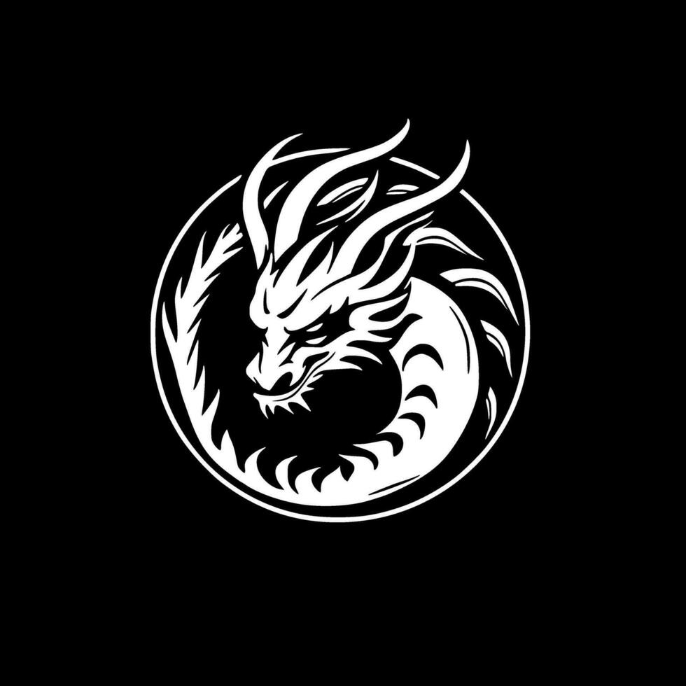 Dragon - High Quality Vector Logo - Vector illustration ideal for T-shirt graphic