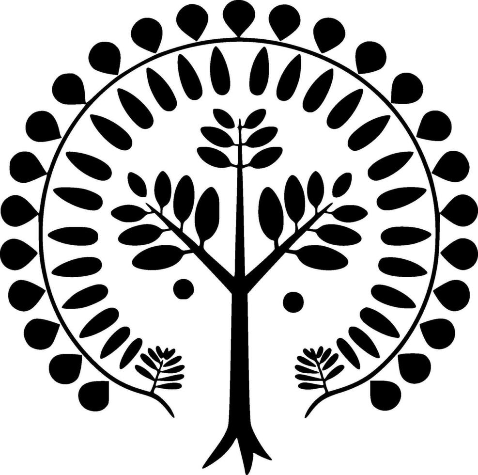 Boho, Minimalist and Simple Silhouette - Vector illustration