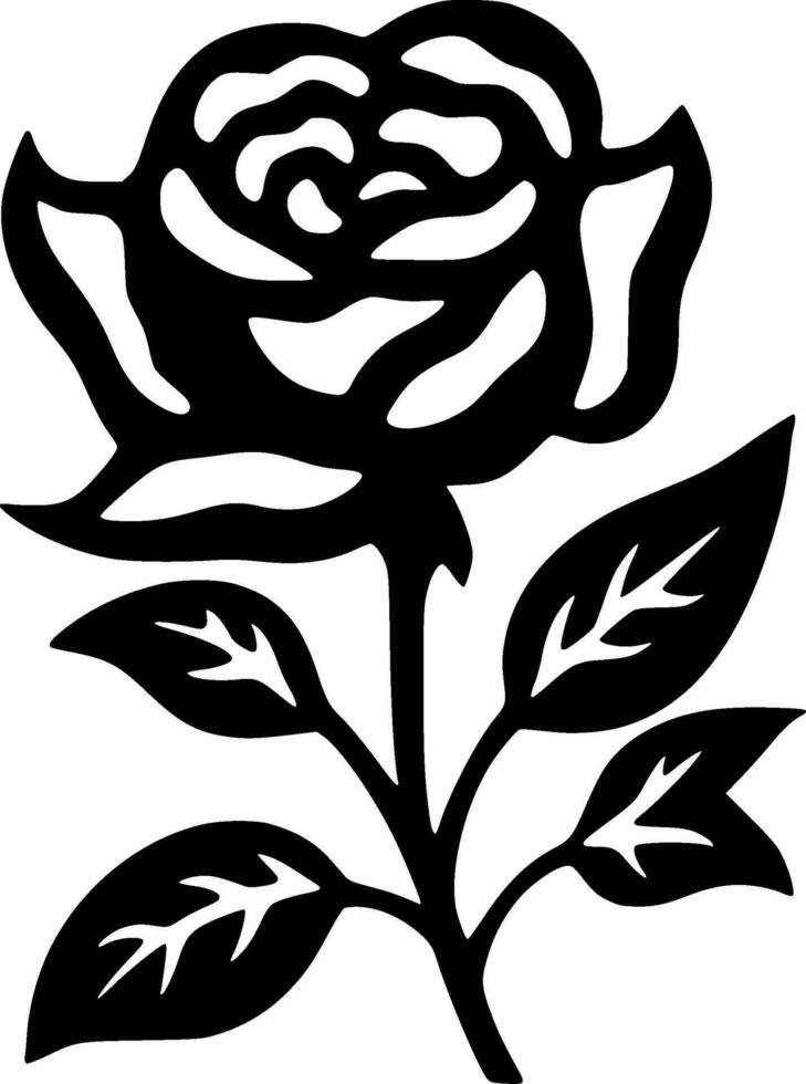 Flowers - Minimalist and Flat Logo - Vector illustration
