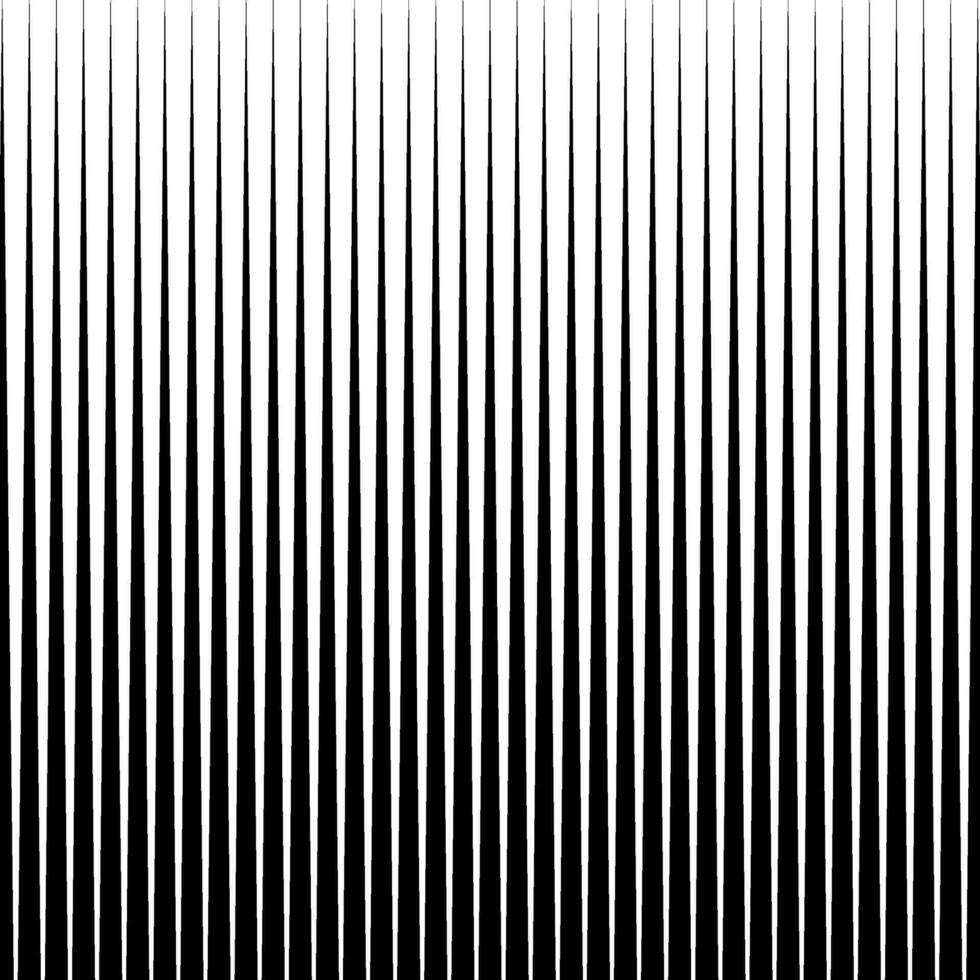 Black and white vertical triangular striped line pattern. Vector illustration.