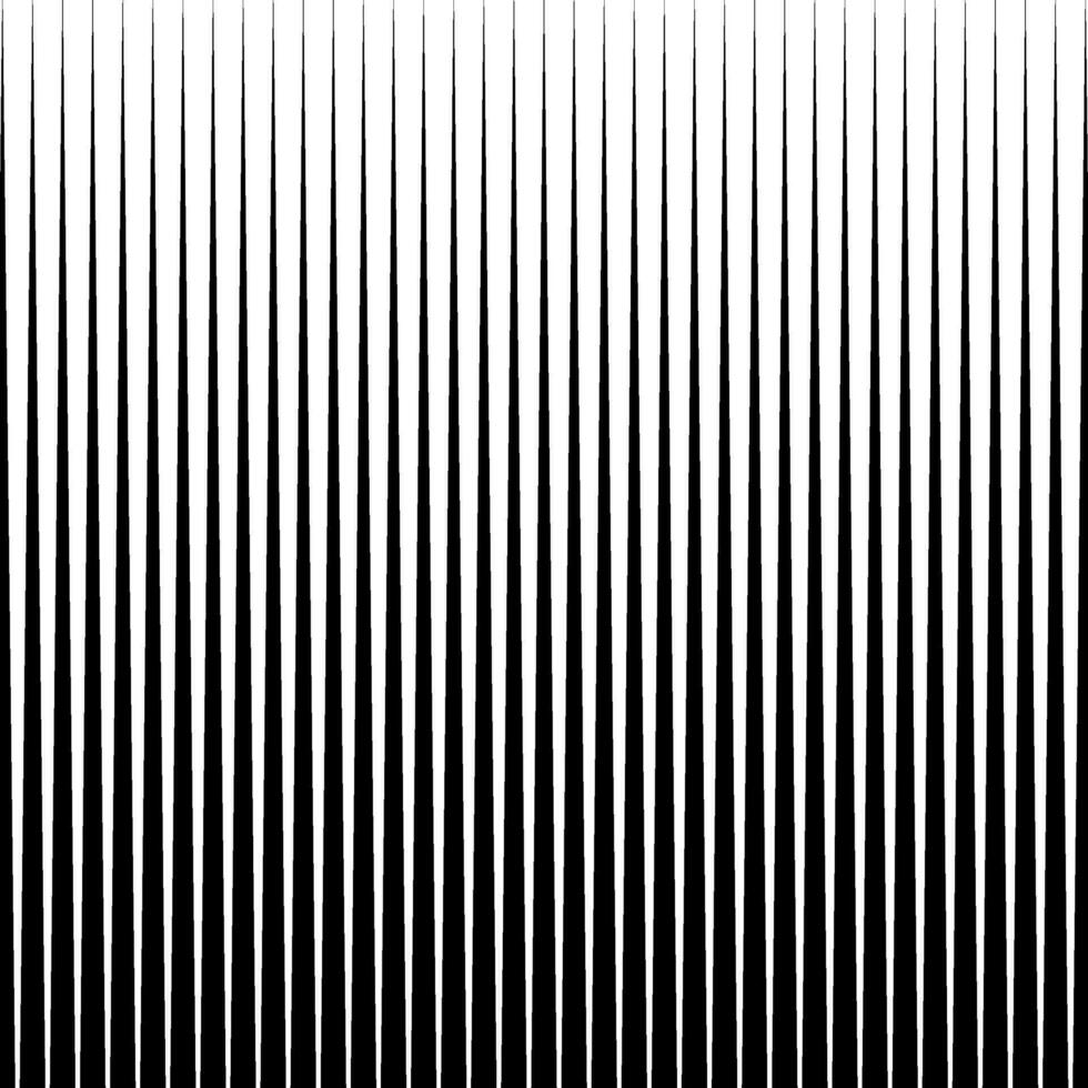 Black and white vertical triangular striped line pattern. Vector illustration.