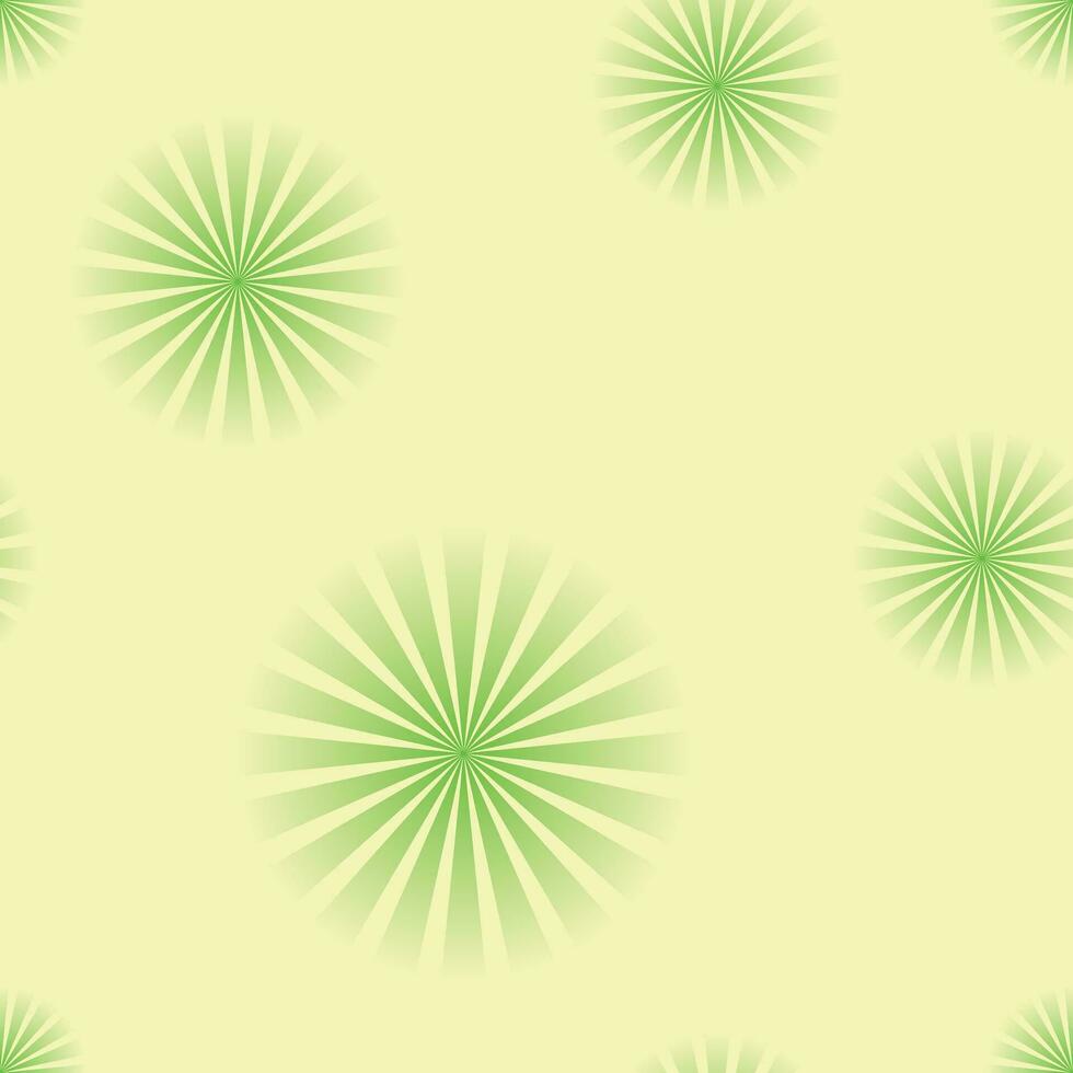 Firework Green pattern seamless background on yellow background. graphic resources no people. vector