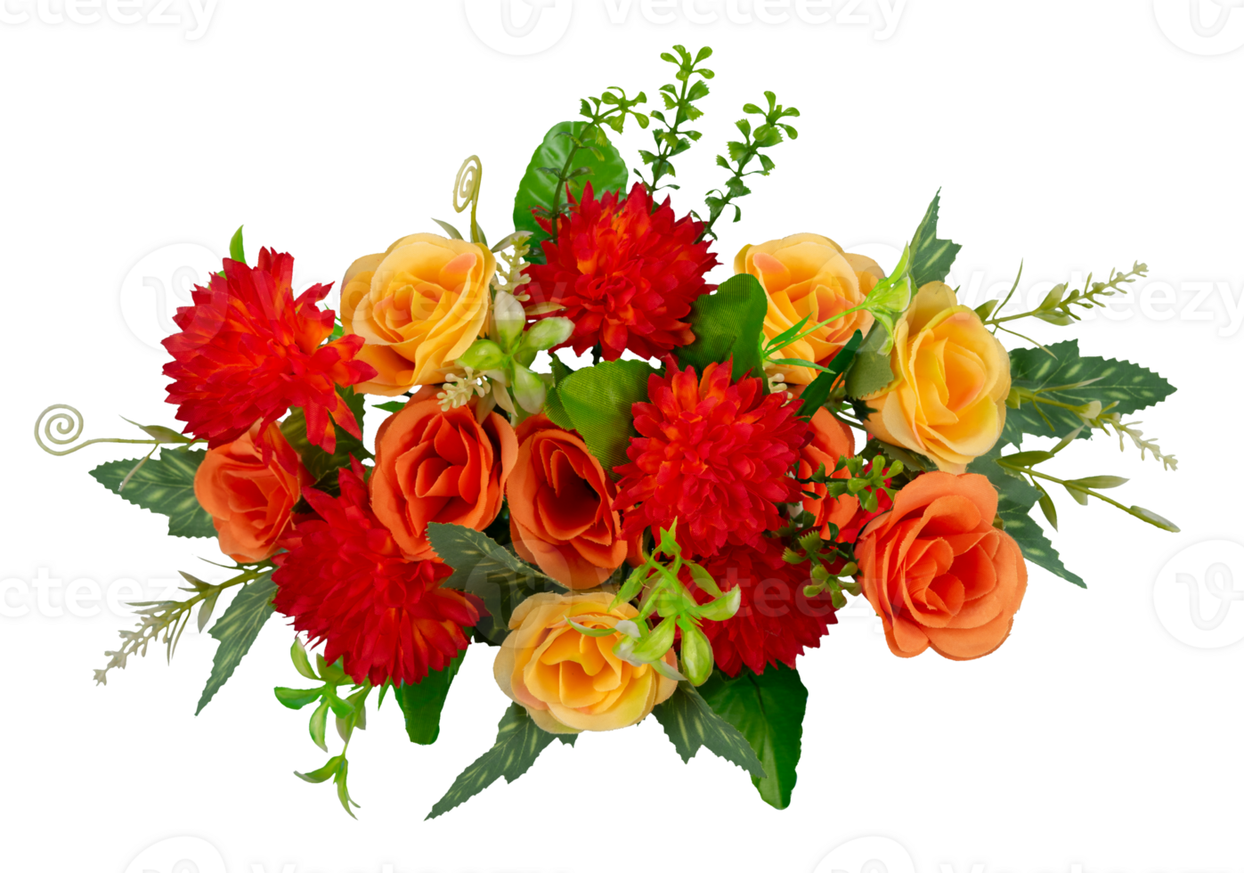 beautiful bouquet of flowers isolated png