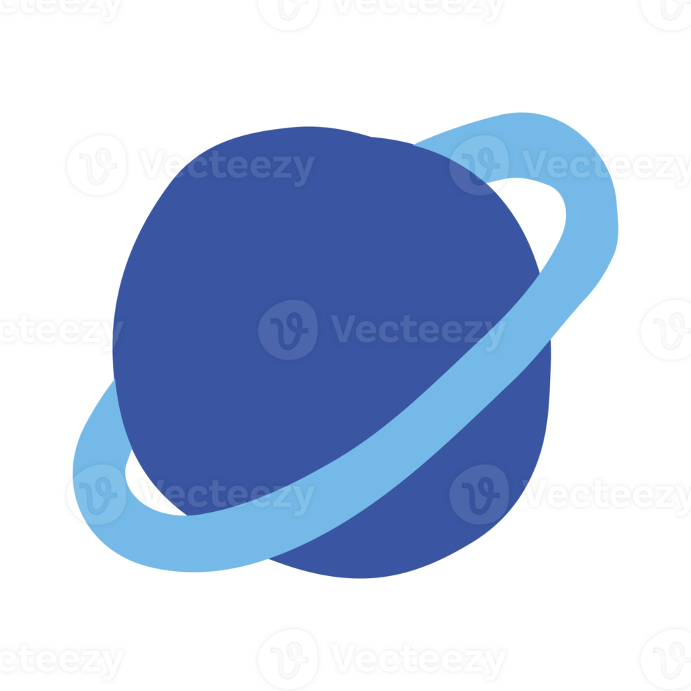 planet cartoon element png