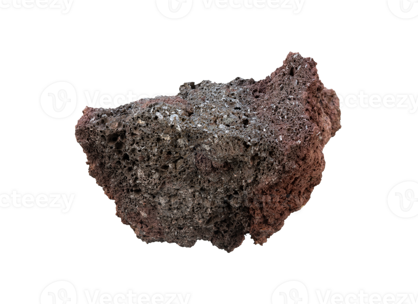 Natural rough stone isolated element png