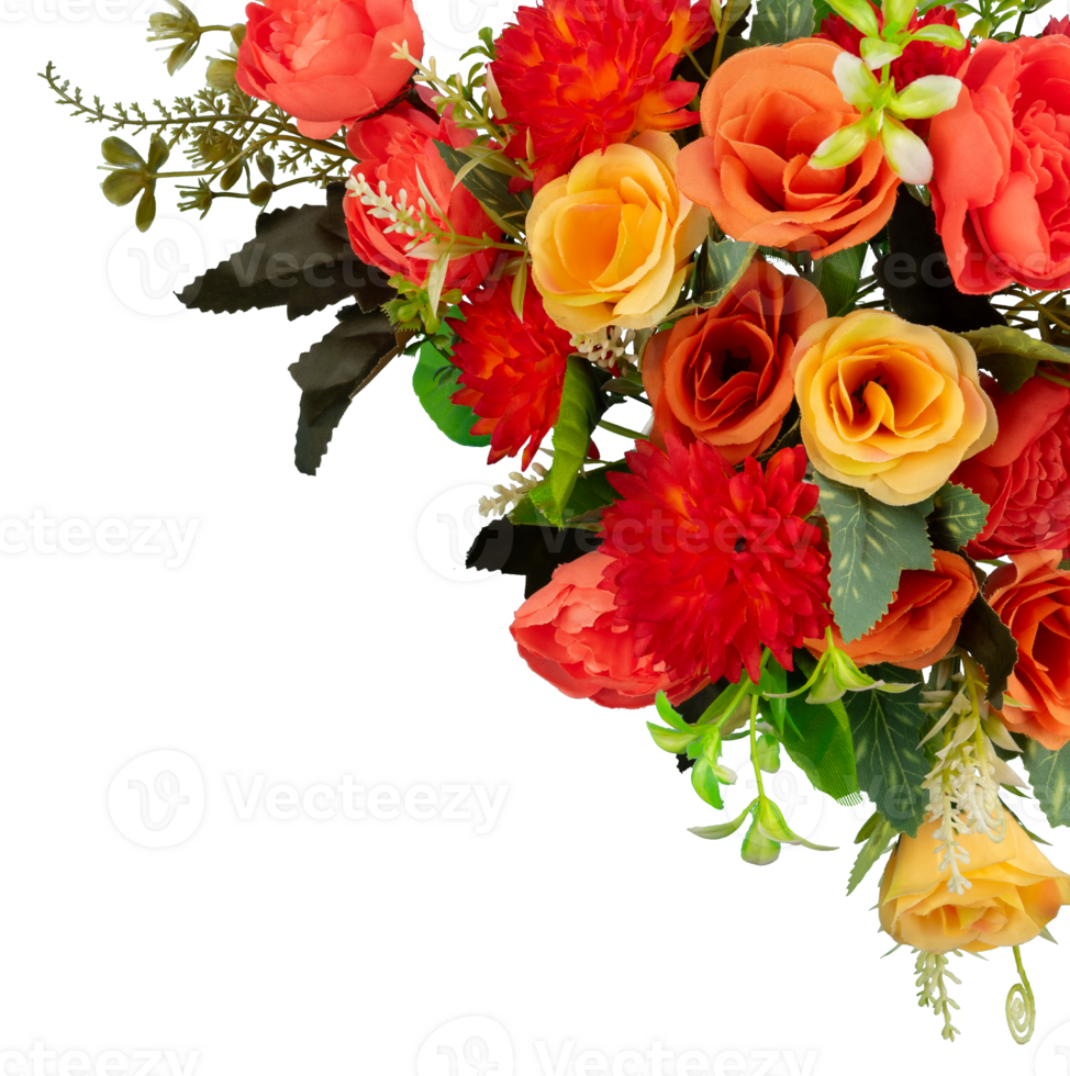 bouquet of rose flowers isolated png
