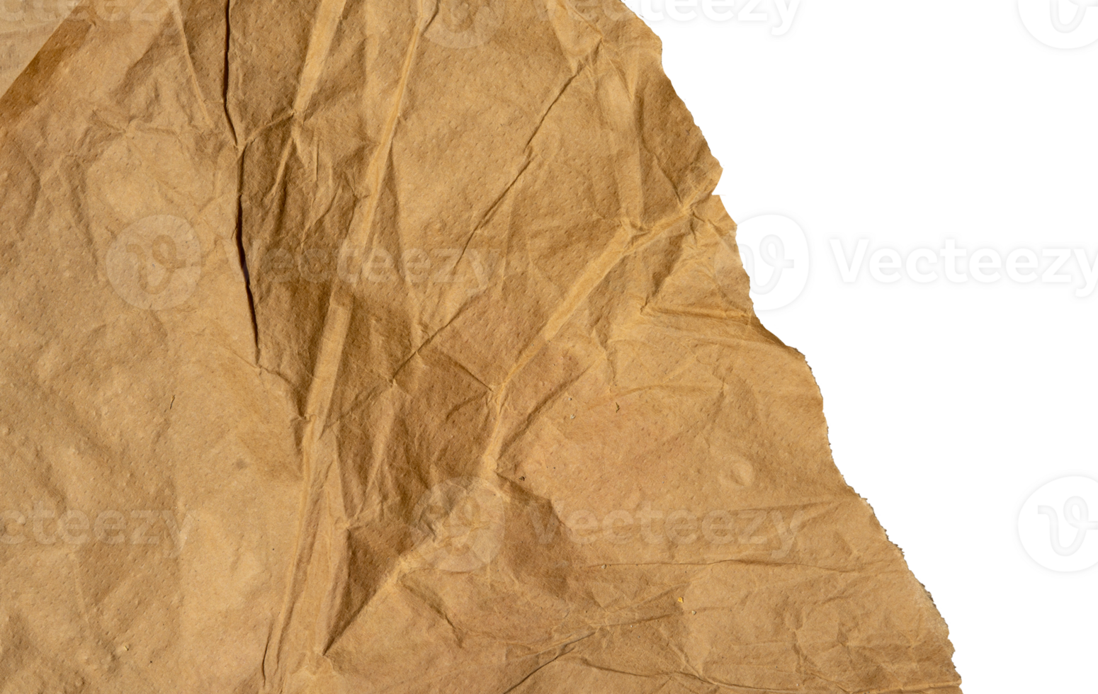 crumpled brown torn paper edge 26690795 PNG