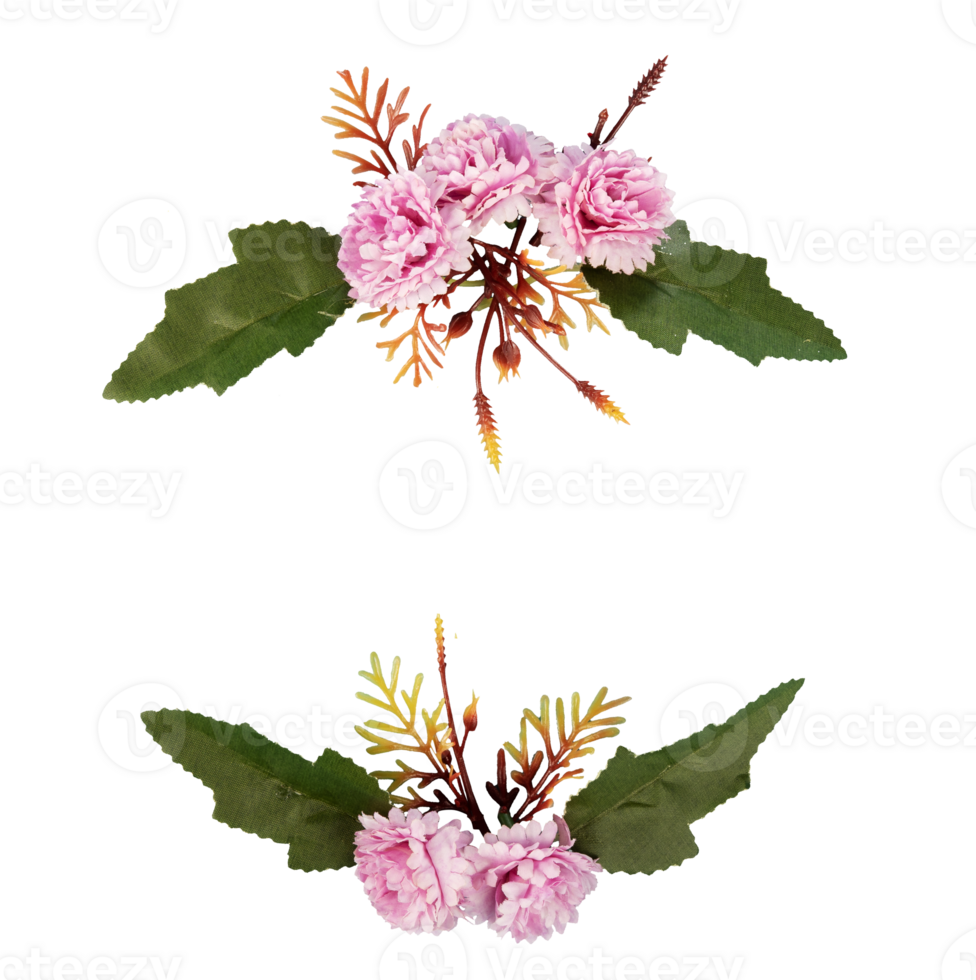 Laurel arranged flower decoration copy space png